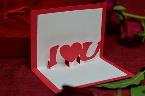 Printable Pop Up Valentine Cards